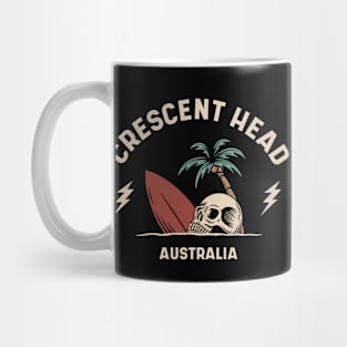 Vintage Surfing Crescent Head, Australia Mug